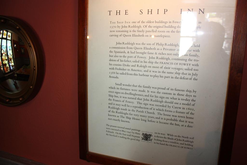 The Ship Inn Fowey Exterior photo